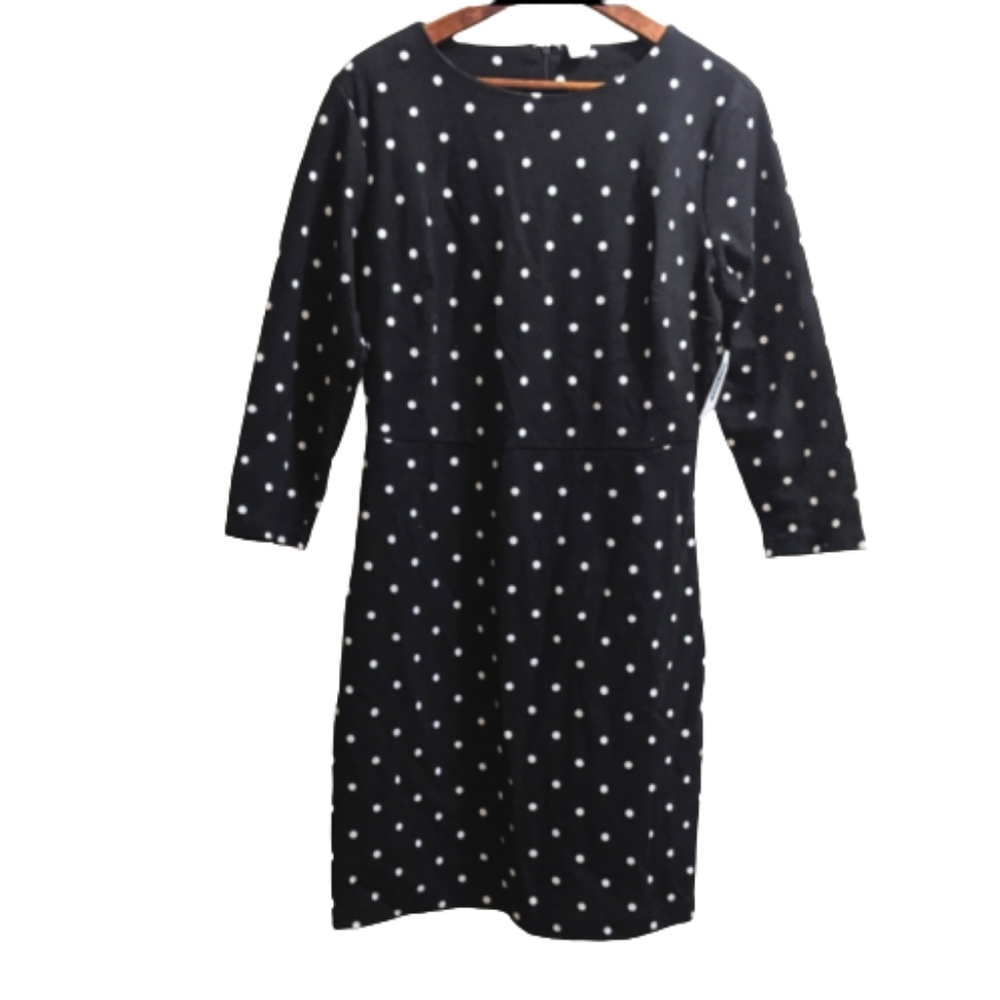 🌟 Polka Dot Old Navy Longsleeve Scoop Neck Dress NWT